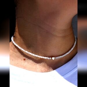Fashion Delicate heart choker